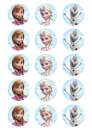 Frozen #2 Edible Cupcake Images